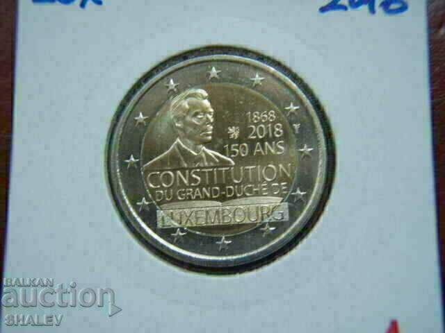 Auction  2 euro 2018 Luxembourg "Constitution"(1) Luxembourg (2 euro)