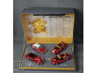 Set de mașinuțe metalice franțuzești din 2006 cu cutie