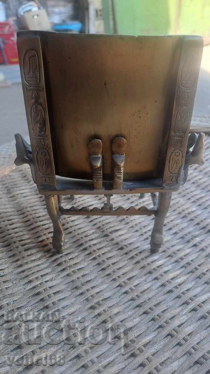 Ορειχάλκινη καρέκλα - μακέτα με τιμή € 0.01 | 0.02 BGN