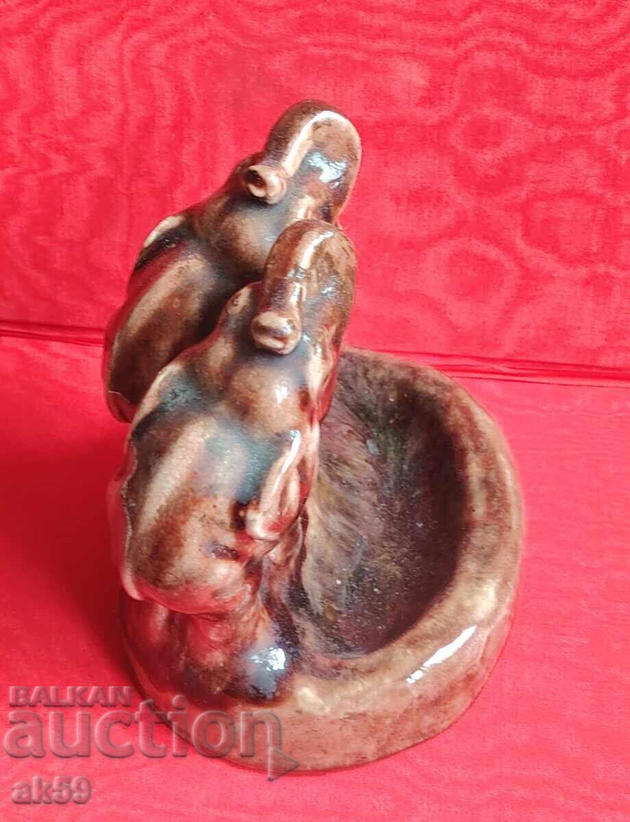 "Little elephants" - small ceramic sculpture with price € 180.00 | 352.05 BGN