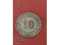 10 cenți Straits Settlements 1926 Argint