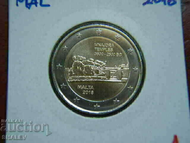 Auction  2 euro 2018 Malta "Mnajdra Temples"(1) /Malta/ - Unc (2 euro)