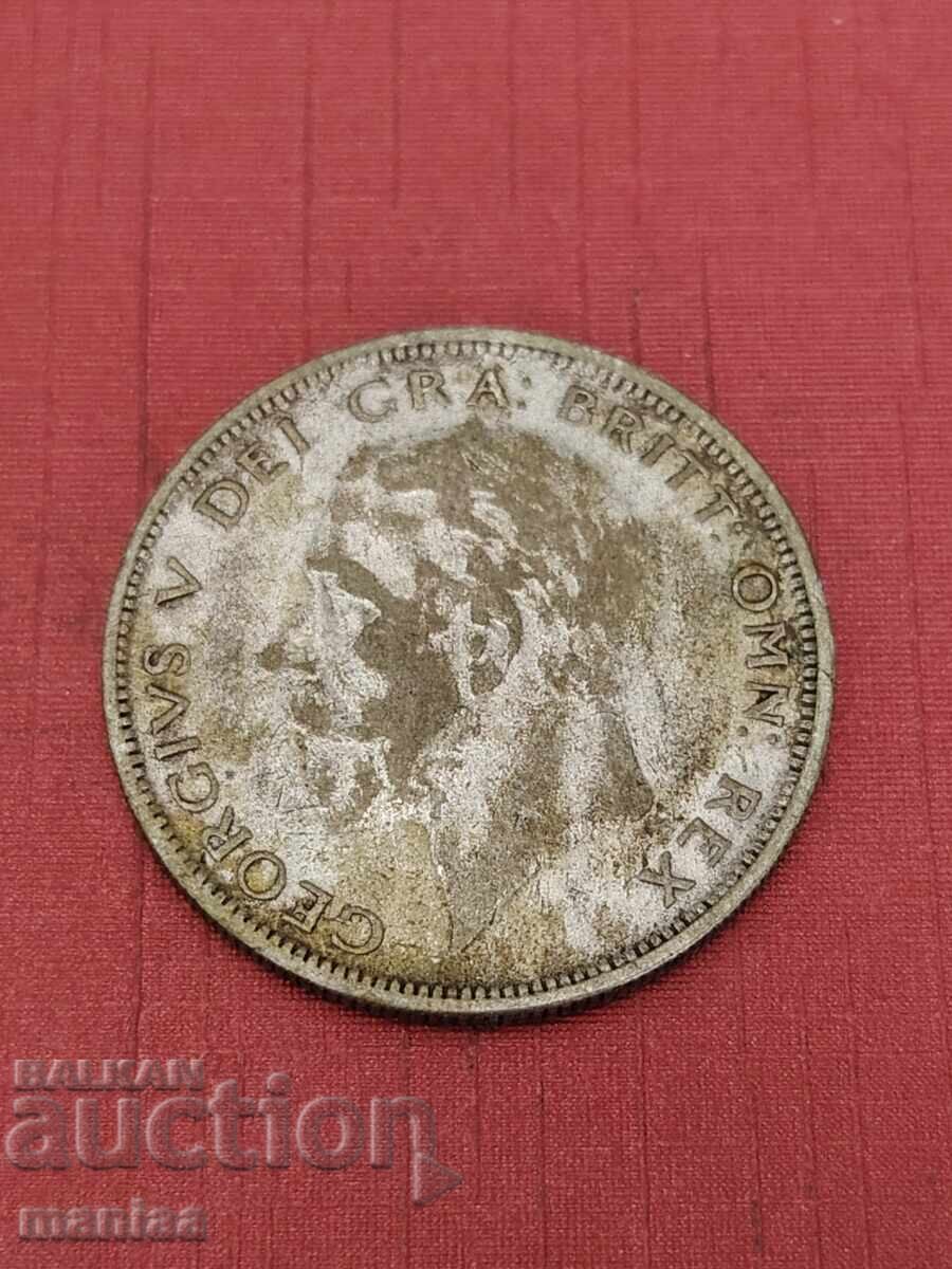 Δημοπρασία 1/2 κορόνα 1927 Ασήμι!