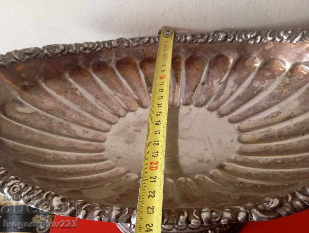 επάργυρο μπολ μπαρόκ, φρουτιέρα - 5