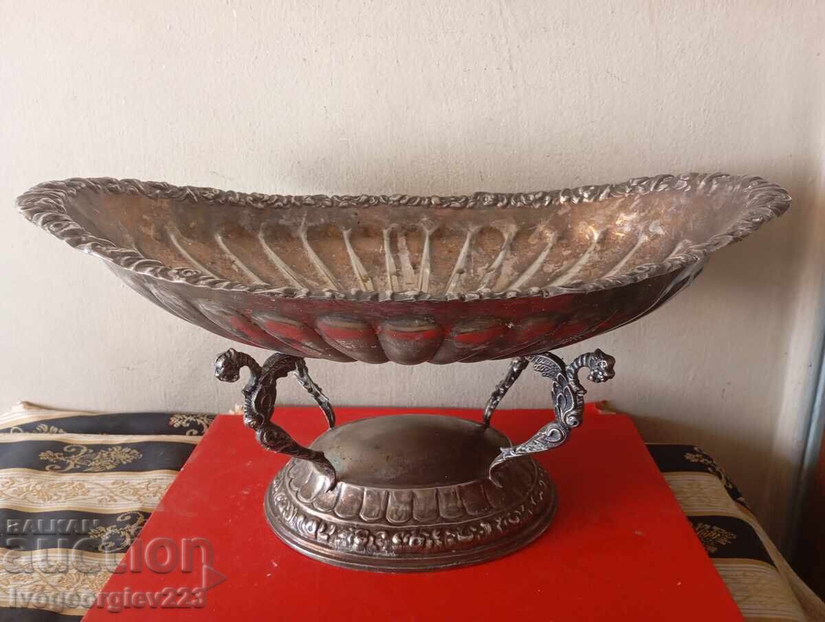 επάργυρο μπολ μπαρόκ, φρουτιέρα