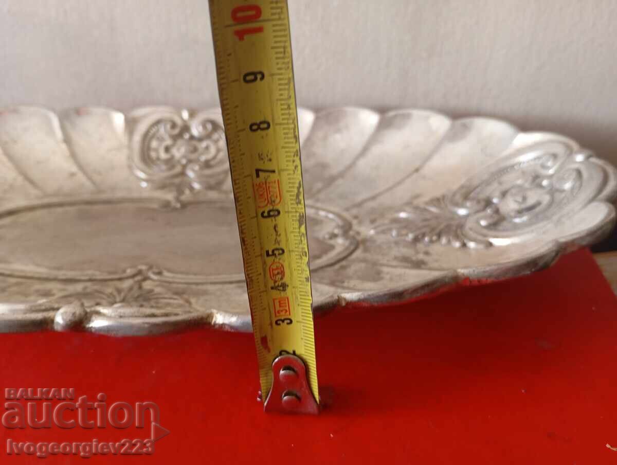 посребрена фруктиера,купа арт деко - 7