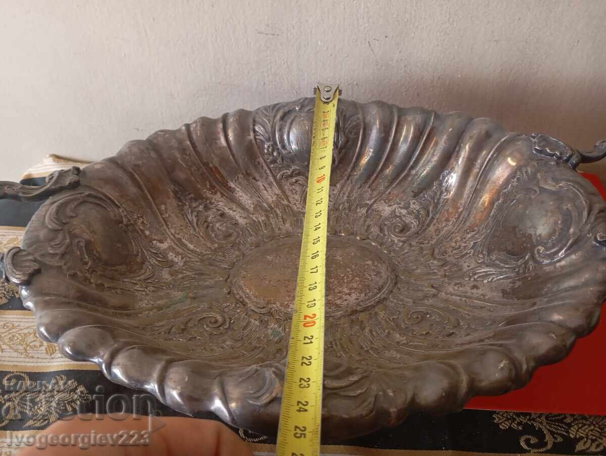 Παράδοση Αντίκα ιταλικό επαργυρωμένο μπολ