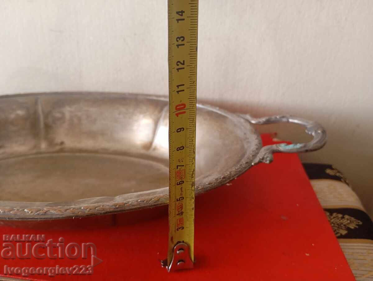 Auction  Silver-plated bowl, Art Deco fruit bowl