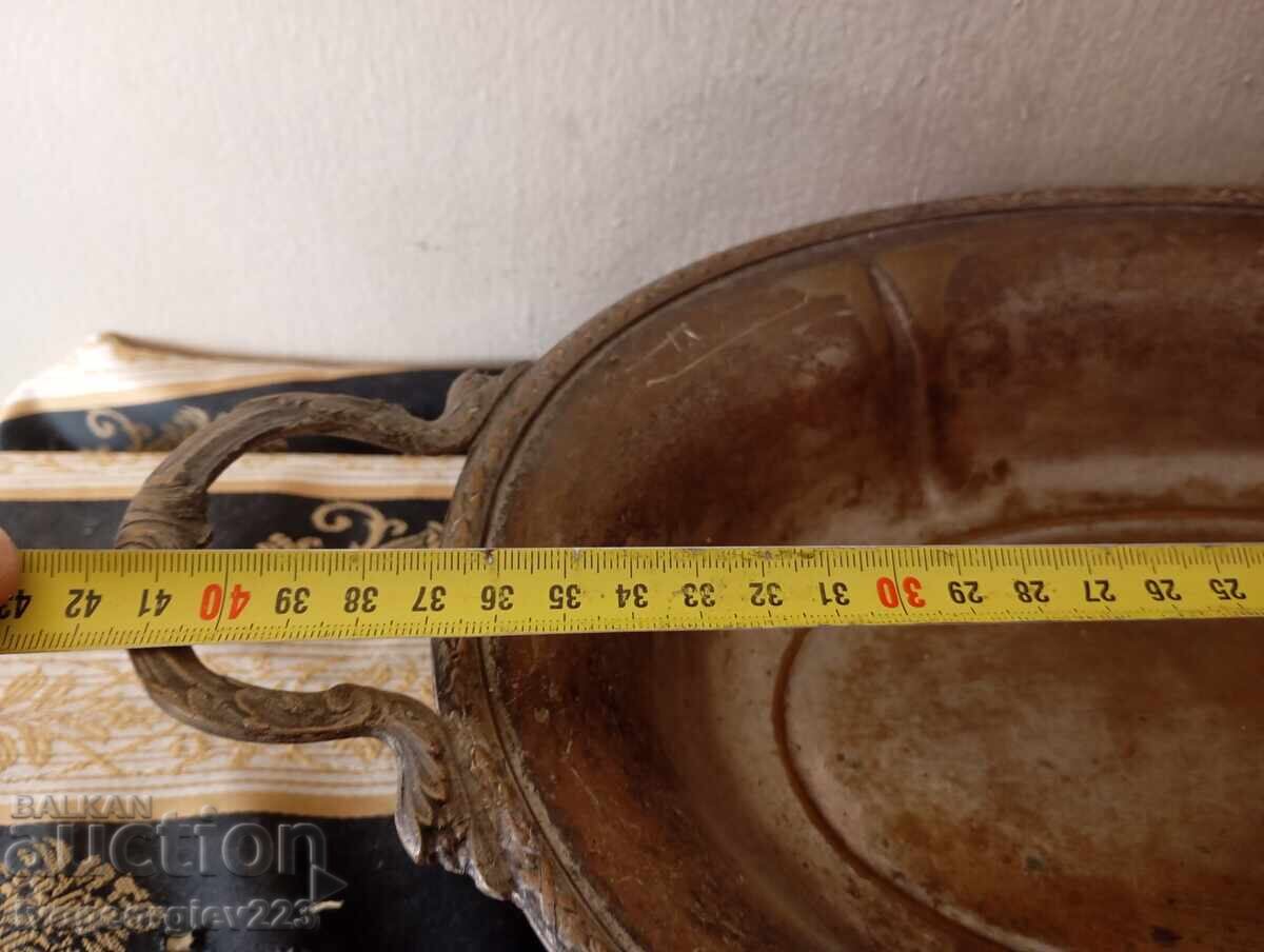 Silver-plated bowl, Art Deco fruit bowl - 5