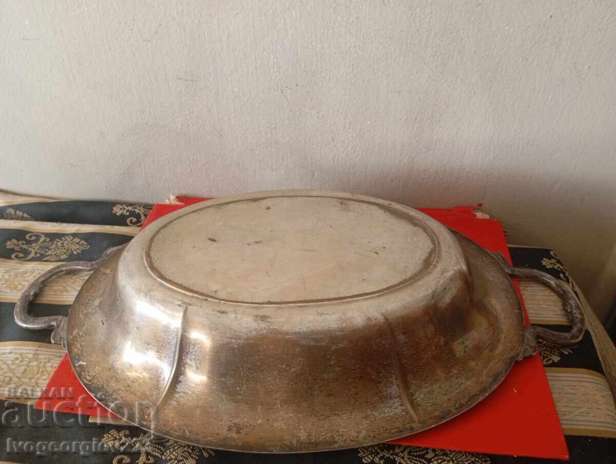 Silver-plated bowl, Art Deco fruit bowl - 6