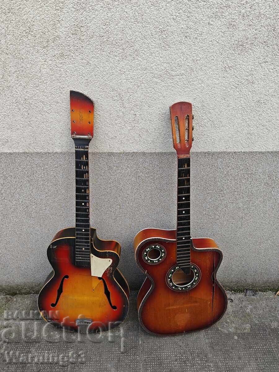 Lot de două chitare - ORPHEUS și CREMONA - pentru decor