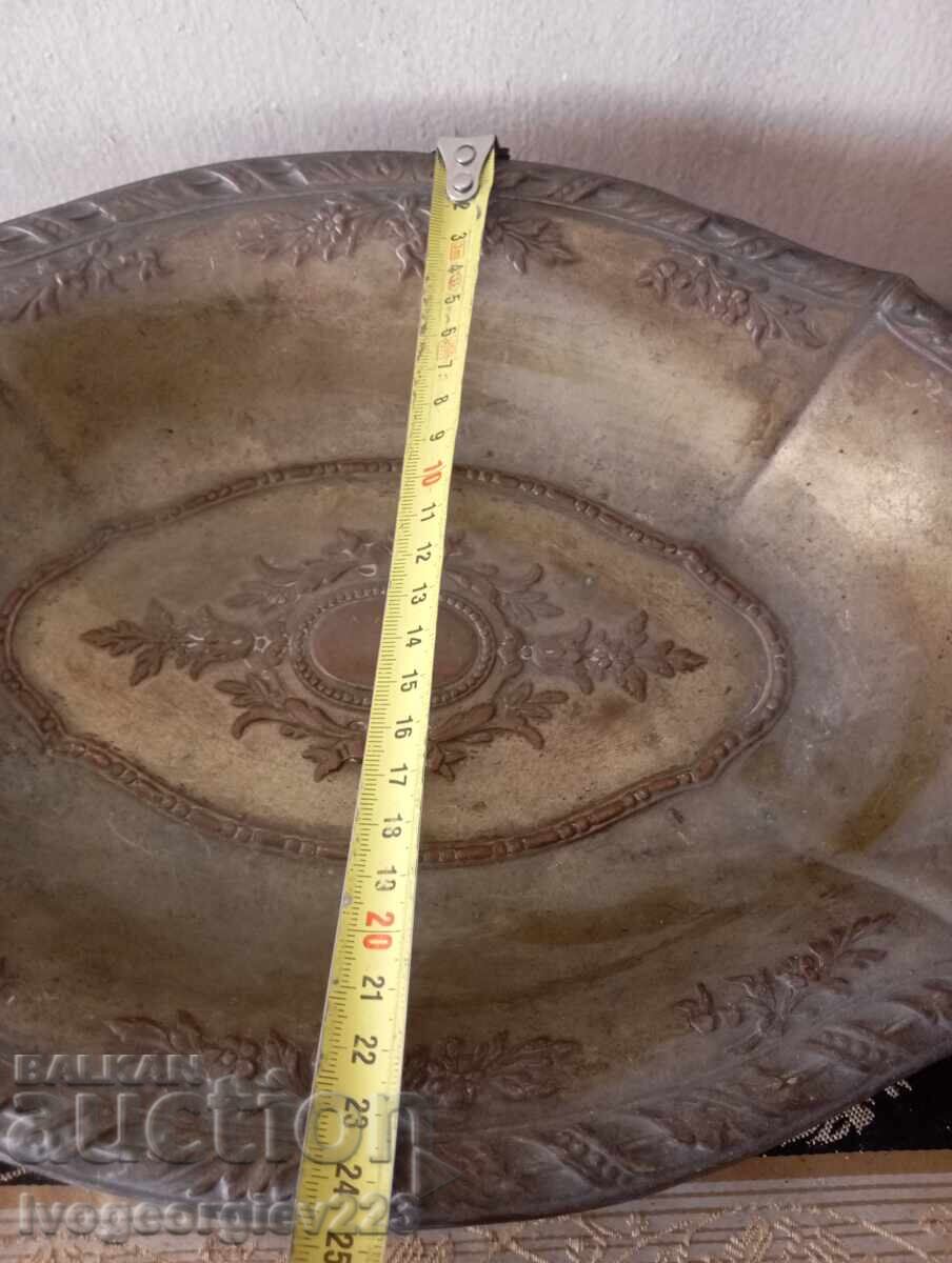 Bol argintat, fructieră Art Deco - 6