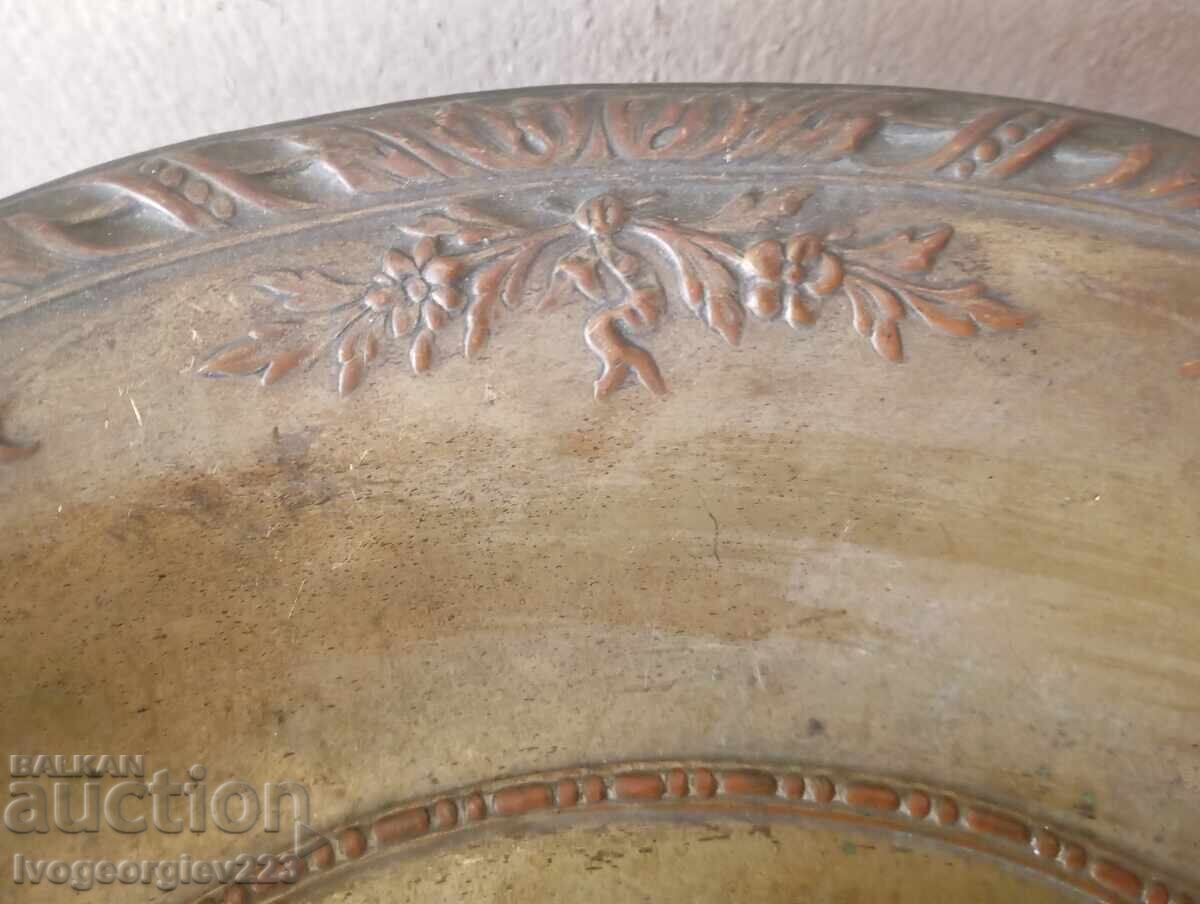 Bol argintat, fructieră Art Deco - 7