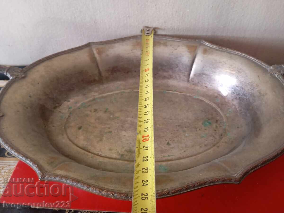 Delivery of Art Deco silver-plated fruit bowl