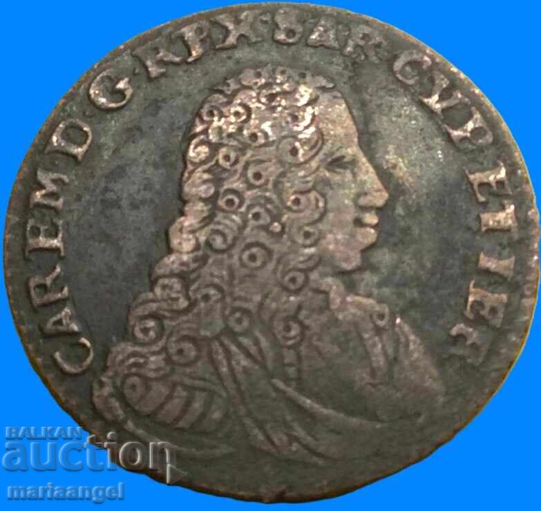 Δημοπρασία Savoy 5 soldi 1736 Ιταλία Carlo Emmanuel III (1730-1755) biln