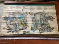 ТАБЛО УЧЕБНО СССР АВТОМОБИЛ ВАЗ 2103,ВАЗ 2106 ,ВАЗ 21061