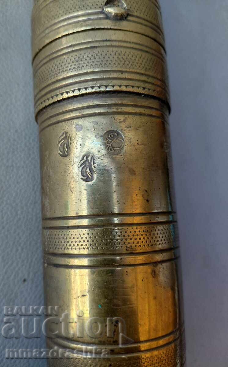 150+ year old Ottoman bronze mill with tughra with price € 0.12 | 0.23 BGN