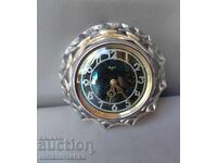 Beacon glass table clock