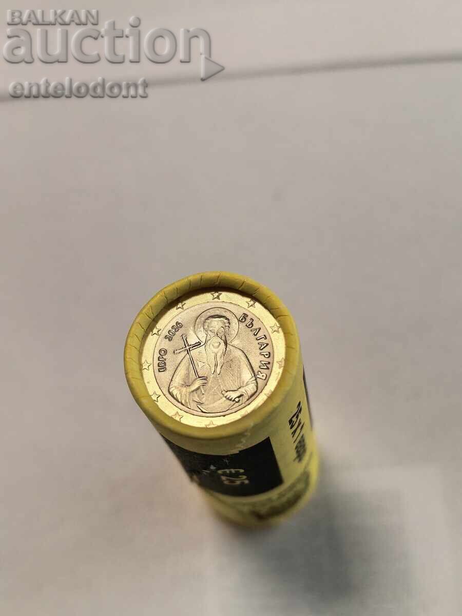 25 bucăți a câte 1 Euro 2026 Bulgaria, fișic complet, total 25 Euro cu preț € 26.00 | 50.85 BGN