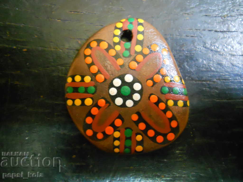 Ceramic pendant - souvenir from the Australian Aborigines