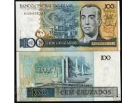 Бразилия 100 крузадо 1987 UNC
