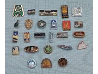 RUSIA/URSS INSIGNE LOT 25 BUCĂȚI