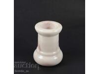 Бял мрамор ваза/ моливник Минералсувенир соц 70-те