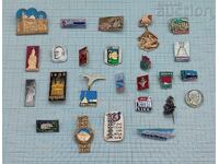 РУСИЯ/СССР ЗНАЧКИ ЛОТ 25 БРОЯ