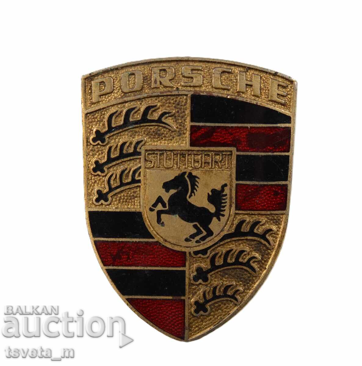 Μεταλλικό έμβλημα PORSCHE με σμάλτο