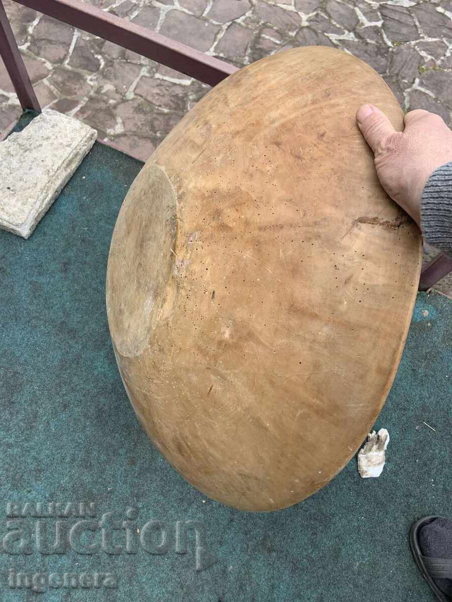 NIGHT DIG DIG ANTIQUE WOOD Trough TIMBER - 6