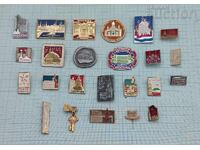 МОСКВА РУСИЯ/СССР ЗНАЧКИ ЛОТ 24 БРОЯ