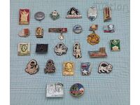 RUSSIA/USSR BADGES LOT OF 25 PIECES