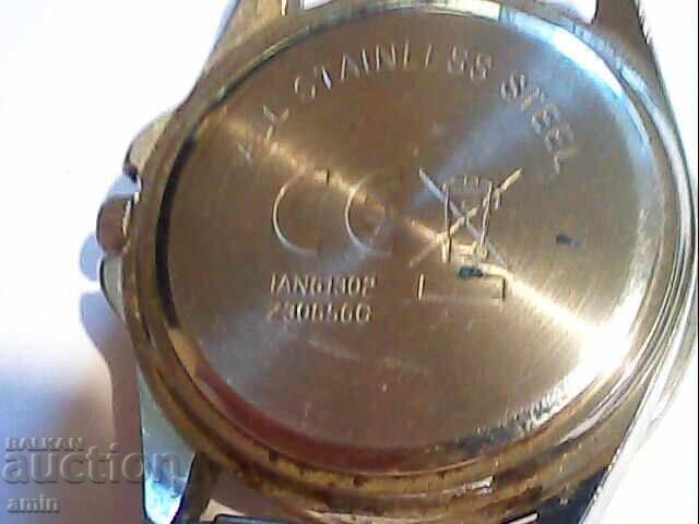 Auction  2 pieces Auriol watches, men's and women's, working, no battery needed