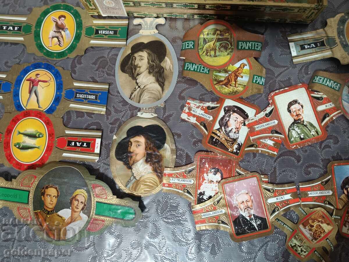 Livrarea Vânzare nr. 12 Cutie cu etichete de trabucuri