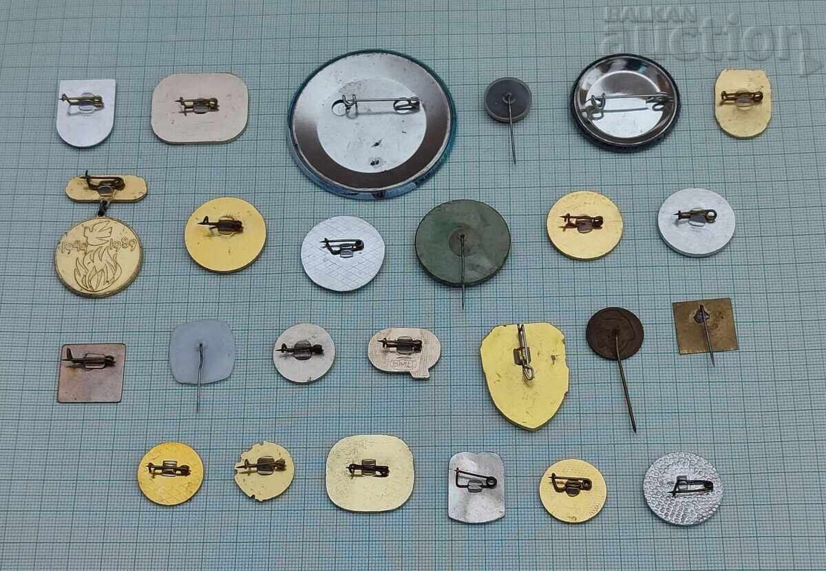 BULGARIA BADGES LOT 25 PIECES with price € 7.00 | 13.69 BGN