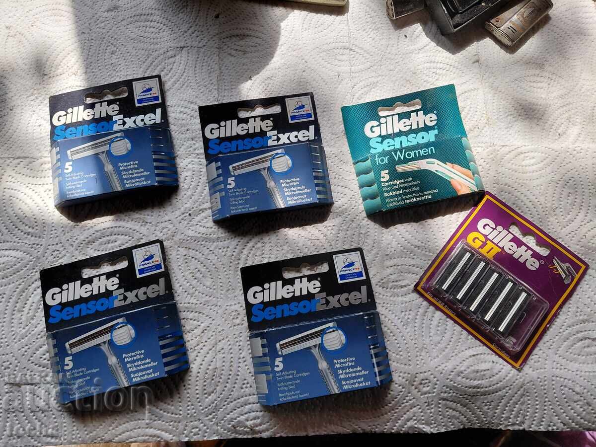 αχρησιμοποίητα ξυραφάκια Gillette