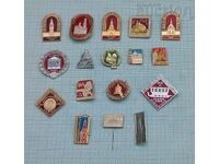 MOSCOW KREMLIN USSR/RUSSIA BADGES LOT 17 PIECES
