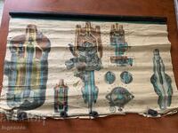 ТАБЛО УЧЕБНО СССР АВТОМОБИЛ ОБЩО УСТРОЙСТВО