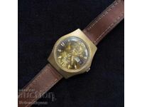 Κομψό vintage ρολόι Omax Automatic