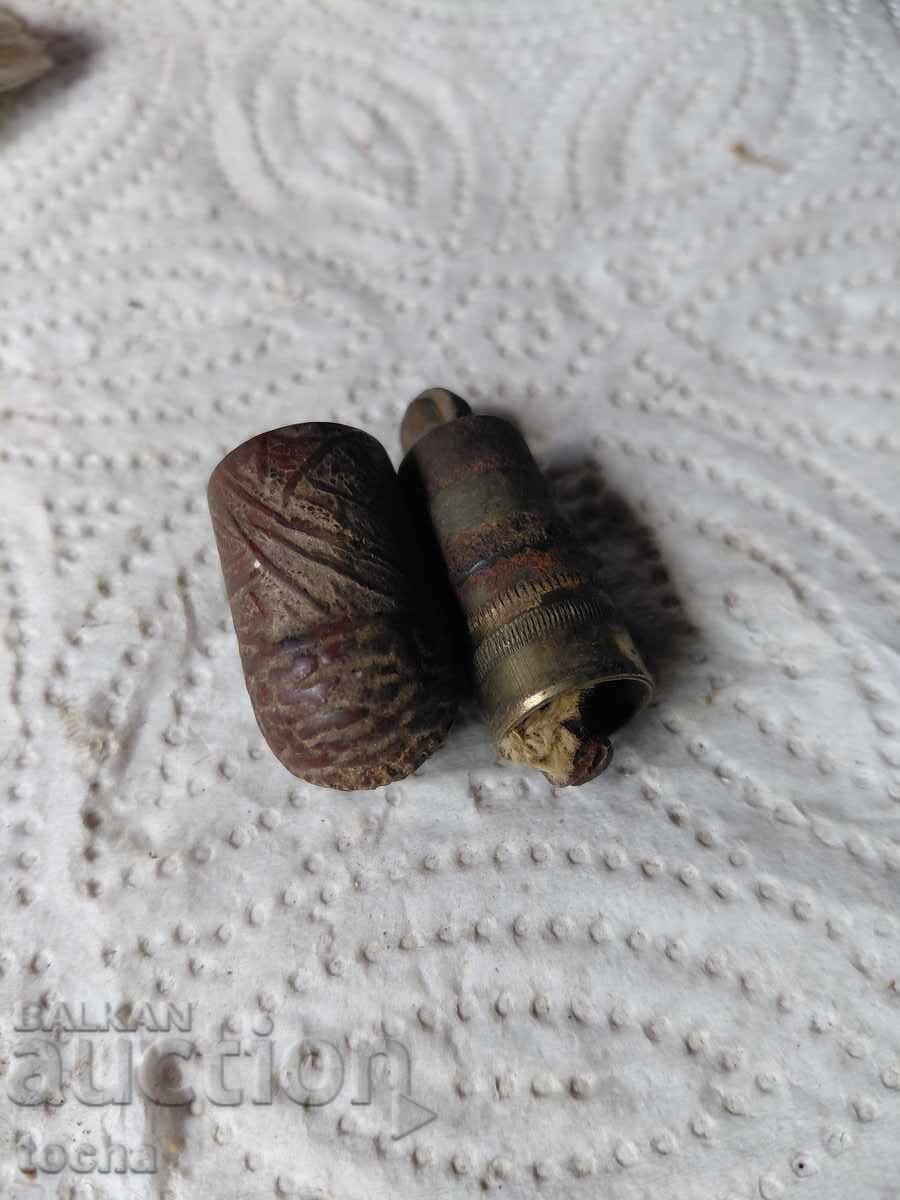 старинна  запалка , красиви орнаменти - 5