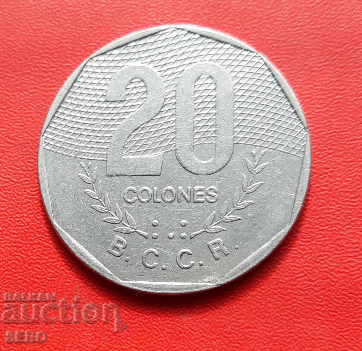 Коста Рика-20 колон 1983