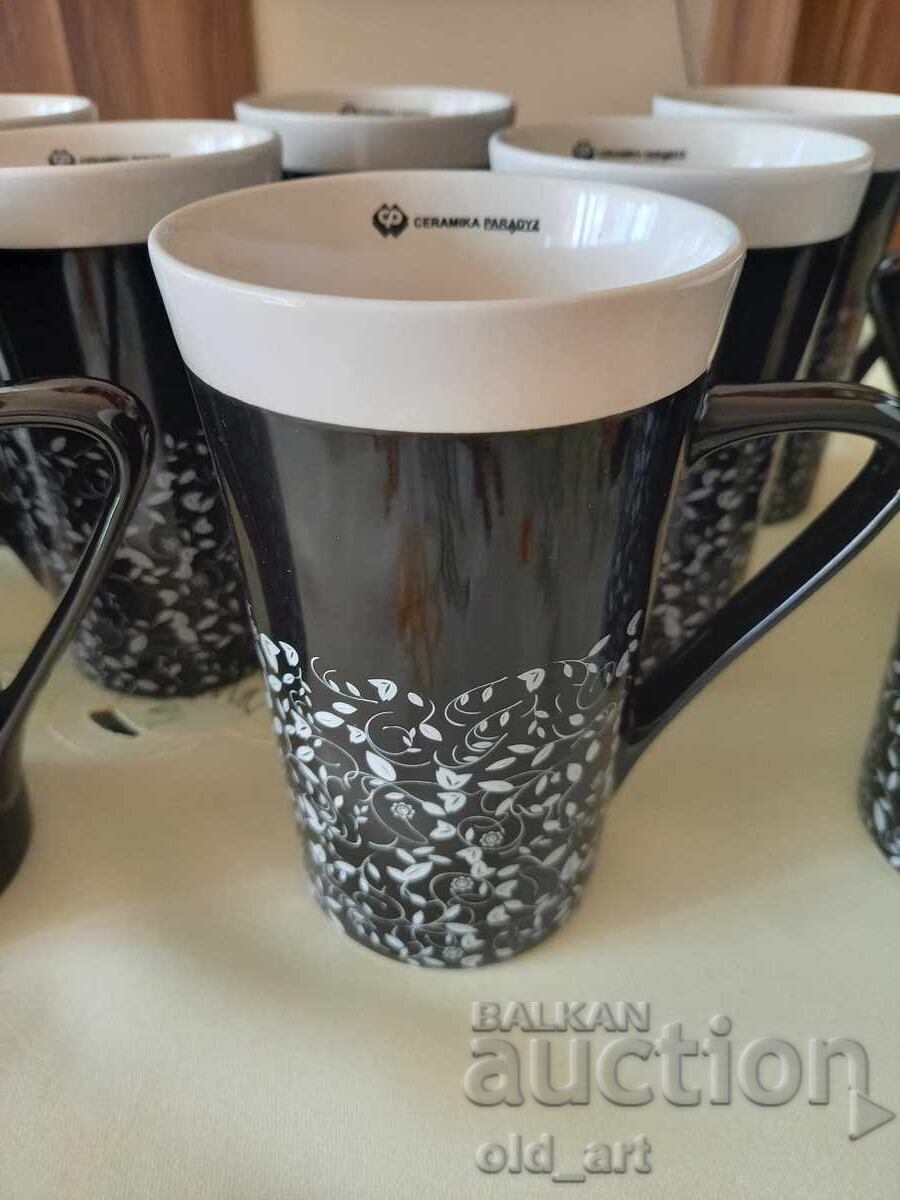Δημοπρασία Ceramika Paradyz - Κομψές κούπες για latte ή τσάι