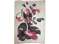 Акварел, цветя абстракция(3.5)