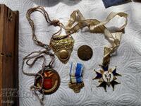 лот 1-ви , стари ордени , медали , нагръдни знаци