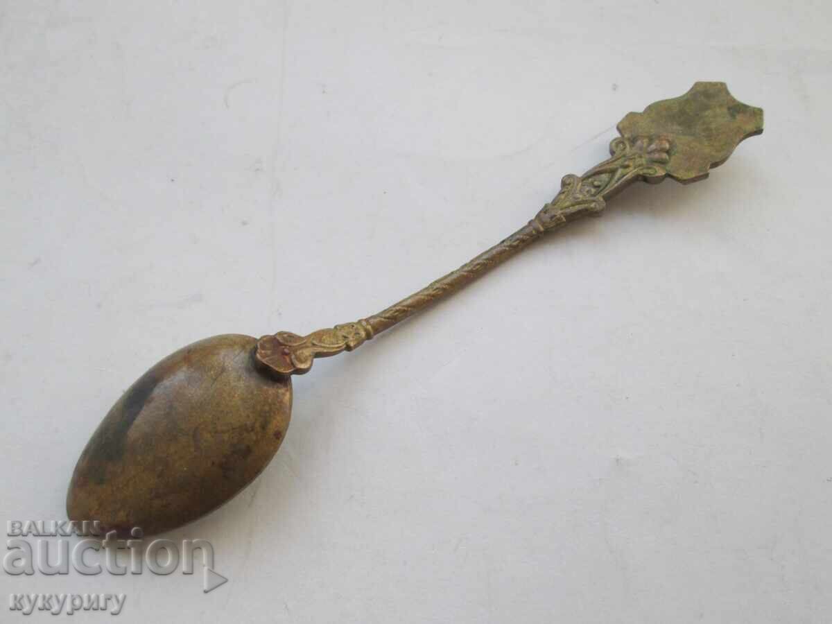 Delivery of Vintage Soviet Russian USSR bronze spoon enamel Sochi