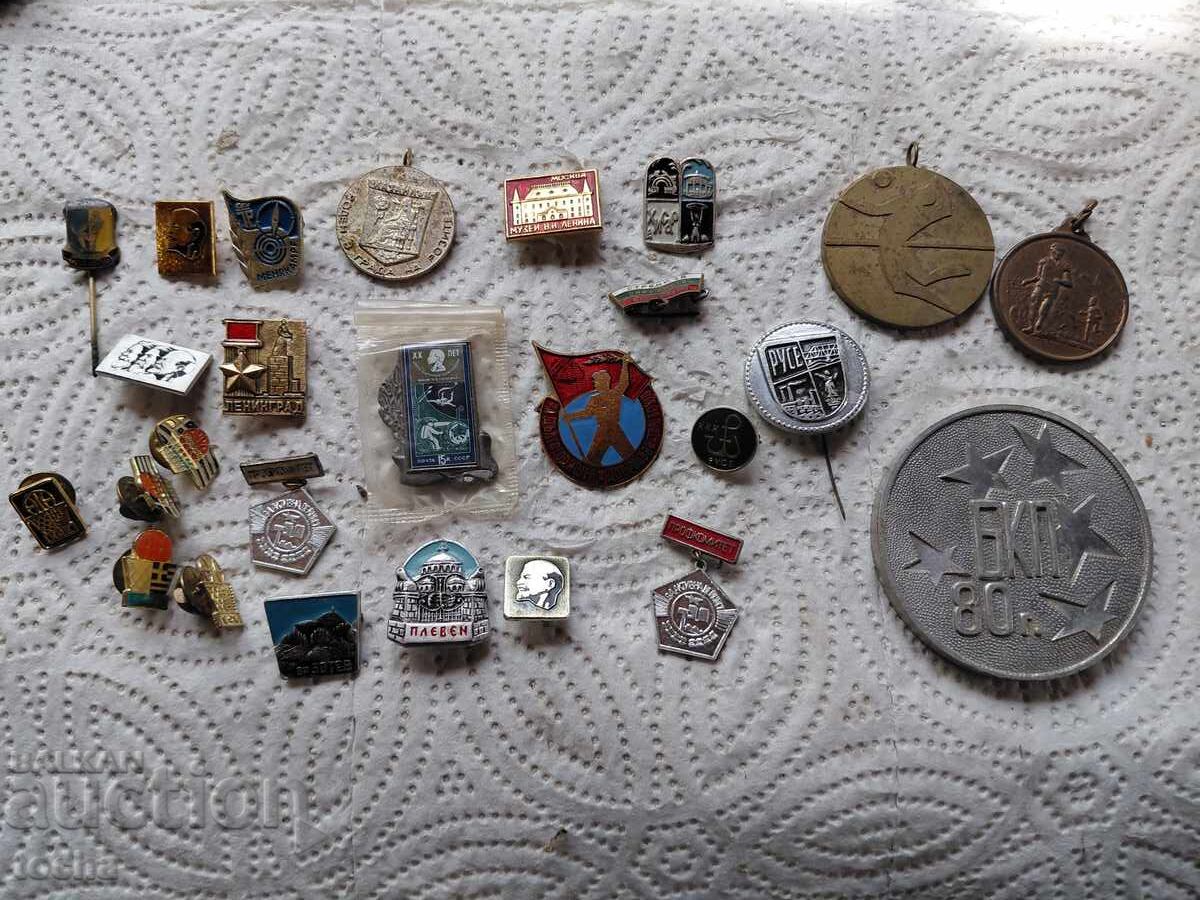 Lot 2, old badges and others