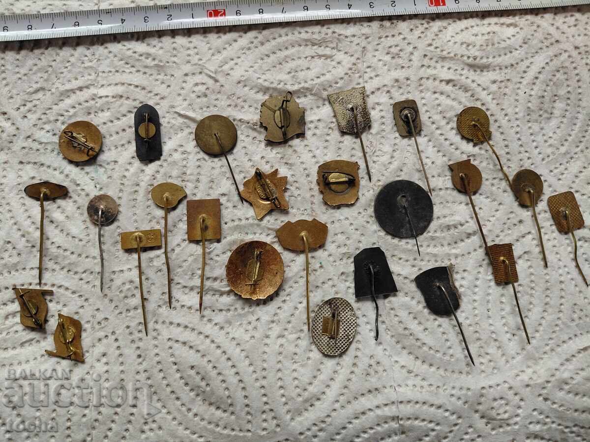 лот 5-ти , стари значки и др. , по-стари , емайл - 7