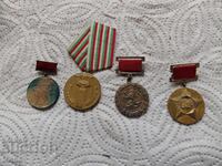 лот 4-ти , стари ордени , медали , нагръдни знаци
