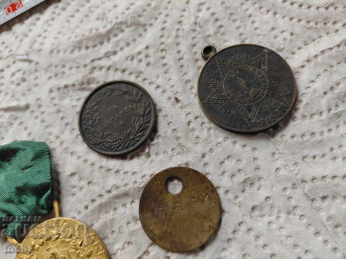 Παρτίδα 5 τεμαχίων, παλιά παράσημα, μετάλλια, διακριτικά στήθους - 6