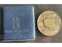 43277 Πολωνία πλακέτα μεταφορική εφοδιαστική χάλκινη